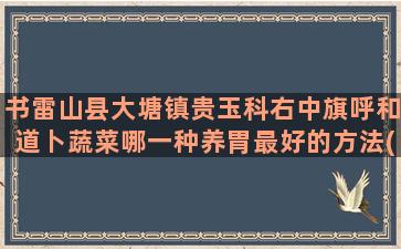 书雷山县大塘镇贵玉科右中旗呼和道卜蔬菜哪一种养胃最好的方法(雷山县大塘镇邮政编码)